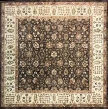 Шелковый Афганский ковер ручной работы Сhoubi (Чуби зиглер)3.04x3