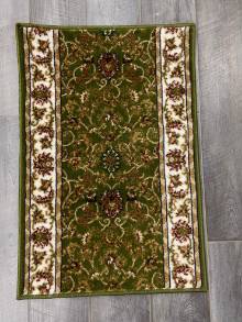 Коврик № 1687,зеленый,размер 0,6 на 0,89 метра