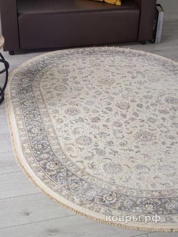 ковер Ковер DURKAR Jasmine 35831Z CREAM / L.GREY Овал — фото 4