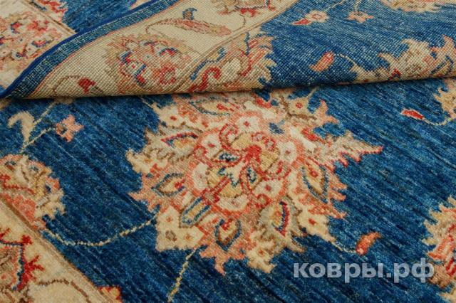 ковер ручной работы Пакистанский ковер ручной работы Чуби зиглер 0.8x1.21м — фото 9
