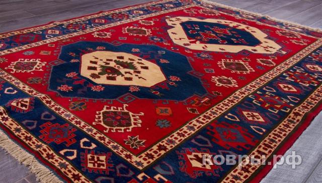 ковер ручной работы Пакистанский ковер ручной работы Ширван 1.61x2.02м — фото 2