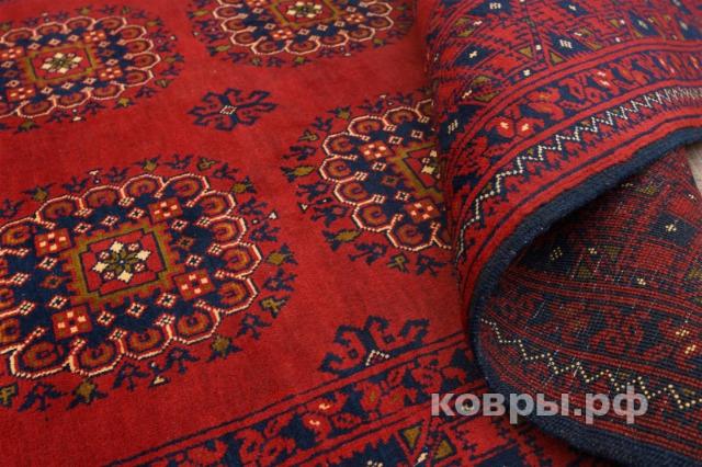 ковер ручной работы Пакистанский ковер ручной работы Афгани 1.01x1.44м — фото 12