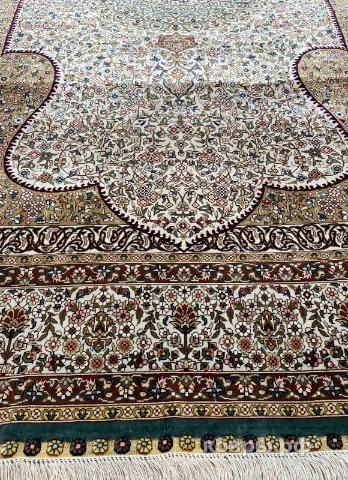 ковер ручной работы Шелковый Китайский ковер ручной работы 1.81x1.24 — фото 3