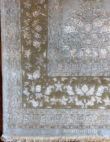 ковер ручной работы Индийский ковер ручной работы из шелка и шерсти Radjput (Раджпут) 2.87x2.51 — фото 4