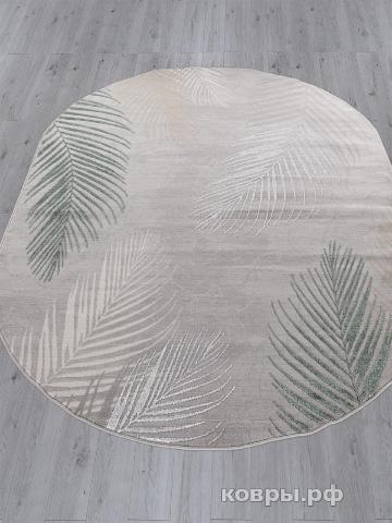 ковер Ковер MERINOS LIMAN F167 GRAY-D.GREEN Овал — фото 2