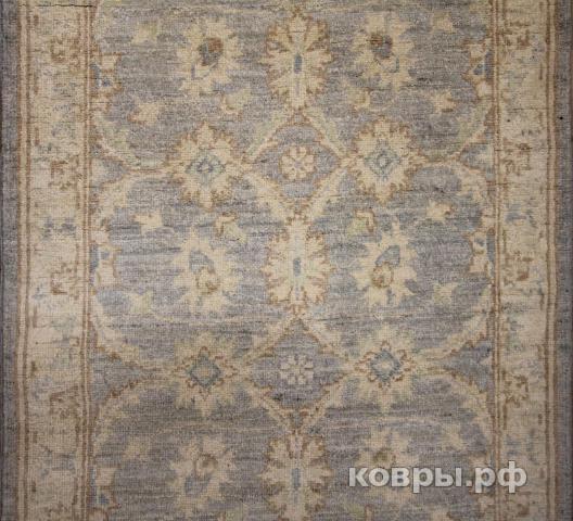 ковер ручной работы Шелковый Афганский ковер ручной работы Сhoubi (Чуби) 3.38x0.8 — фото 3