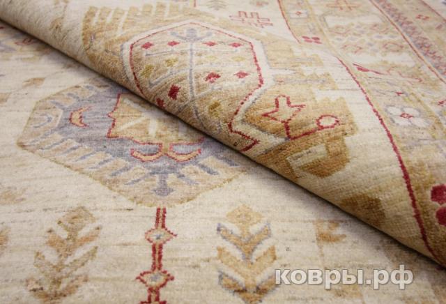 ковер ручной работы Афганский ковер ручной работы из шелка и шерсти Сhoubi Ziegler (Чуби зиглер) 2.36x1.72 — фото 2