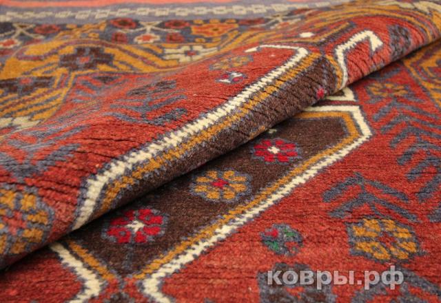 ковер ручной работы Шерстяной Афганский ковер ручной работы Temir Baluch (Темир Балуч) 1.5x1 — фото 4