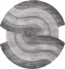 Ковер Ковер SAFIR 00836G GREY / GREY Круг