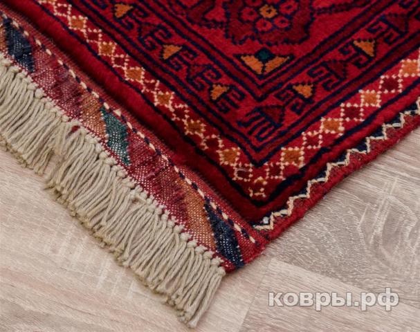 ковер ручной работы Афганский ковер ручной работы Белджик 1.0x1.12м — фото 5