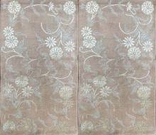 Ковер ручной работы из шелка и шерсти 1.22x0.7 из Китая