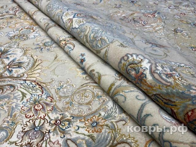 ковер ручной работы Иранский ковер ручной работы из шелка и шерсти Tabriz (Табриз)   6x4 — фото 7