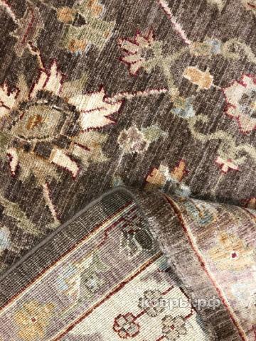 ковер ручной работы Шелковый Афганский ковер ручной работы Сhoubi (Чуби зиглер)3.04x3 — фото 2