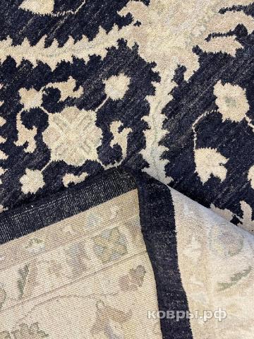 ковер ручной работы Шелковый Афганский ковер ручной работы Сhoubi (Чуби) 4.52x3.61 — фото 2