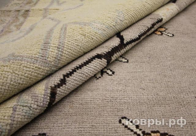 ковер ручной работы Шелковый Афганский ковер ручной работы Oushak (Ушак) 4.21x3.08 — фото 6