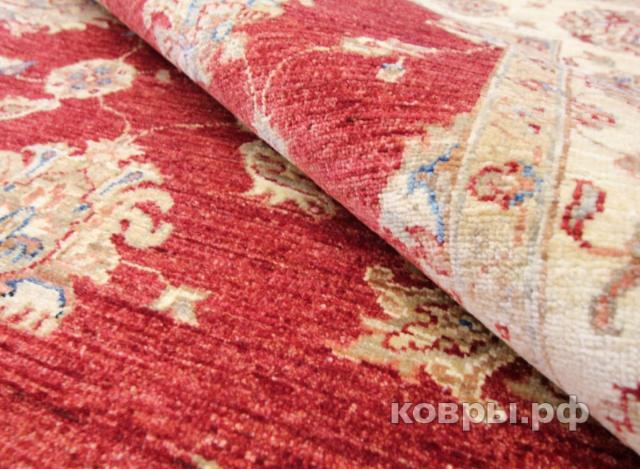 ковер ручной работы Афганский ковер ручной работы из шелка и шерсти Сhoubi (Чуби) 1.52x1.46 — фото 4