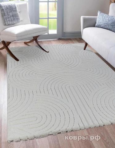 ковер OZ KAPLAN Sofia 0E419A White-White — фото 2