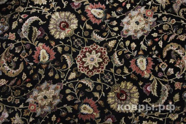 ковер ручной работы Индийский ковер ручной работы из шелка и шерсти Aurora (Аврора) 3.71x2.79 — фото 2