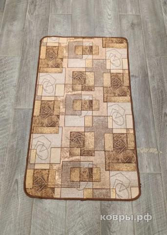 Халява Коврик № 1932,коричневый,размер 0,7 на 1,2 метра