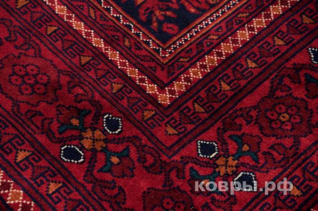 ковер ручной работы Афганский ковер ручной работы Белджик 1.0x1.12м — фото 6