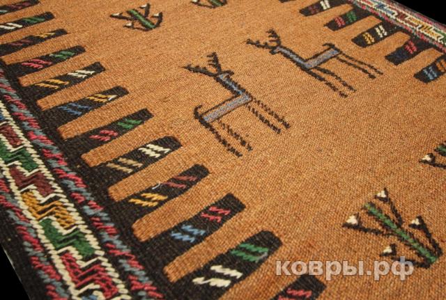 ковер ручной работы Шерстяной Иранский ковер ручной работы Kilim (Килим) 4.65x0.6 — фото 4