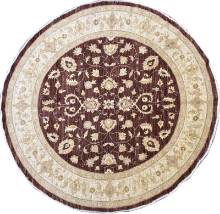 Шелковый Афганский ковер ручной работы Сhoubi (Чуби зиглер)2.55x2.5