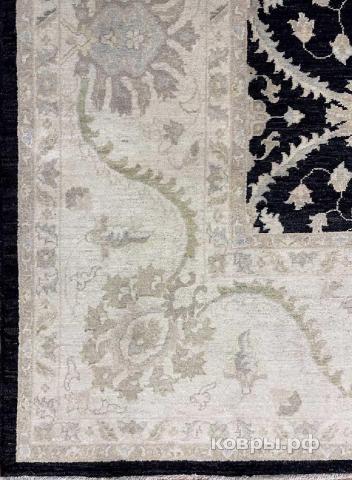 ковер ручной работы Шелковый Афганский ковер ручной работы Сhoubi (Чуби) 4.52x3.61 — фото 3