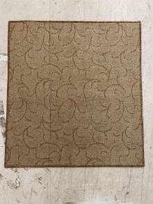 Коврик № 1395,светло-коричневый,размер 1 на 1,1 метра