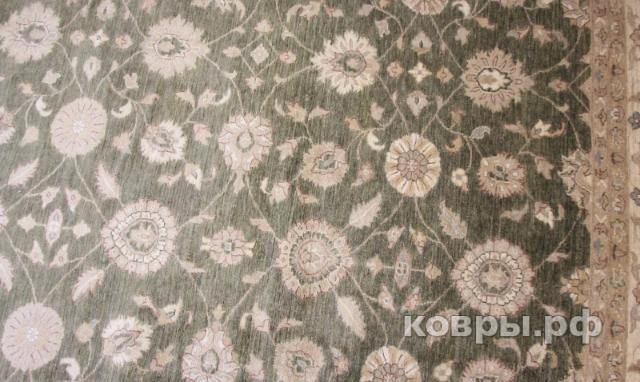 ковер ручной работы Шерстяной Афганский ковер ручной работы Сhoubi Ziegler (Чуби зиглер) 4.09x3.11 — фото 5