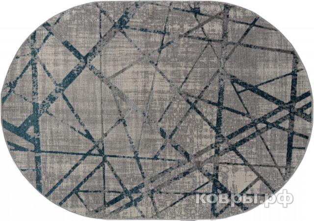 ковер Ковер MERINOS LIMAN F478 GRAY-BLUE Овал