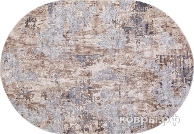 ковер DURKAR TOKIO 15452A BEIGE / GREY Овал