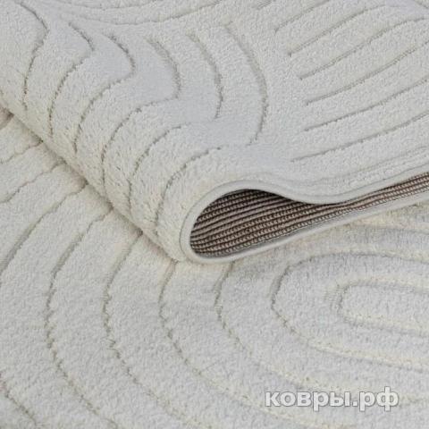 ковер OZ KAPLAN Sofia 0E419A White-White — фото 3