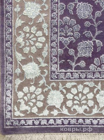 ковер ручной работы Индийский ковер ручной работы из шелка и шерсти Rajkumar (Ражкумар) 2.4x1.7 — фото 2