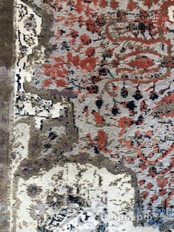 ковер ручной работы Индийский ковер ручной работы из шелка и шерсти 3.07x2.48 — фото 2