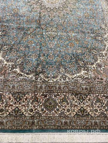 ковер ручной работы Шелковый Индийский ковер ручной работы Kashmir (Кашмир) 2.78x1.85 — фото 4