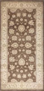 Шелковый Афганский ковер ручной работы Сhoubi Ziegler (Чуби зиглер) 3.89x1.96