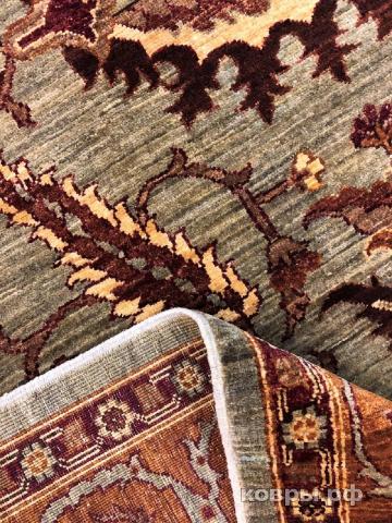 ковер ручной работы Шерстяной Афганский ковер ручной работы Сhoubi (Чуби файн) 3.78x2.85 — фото 4