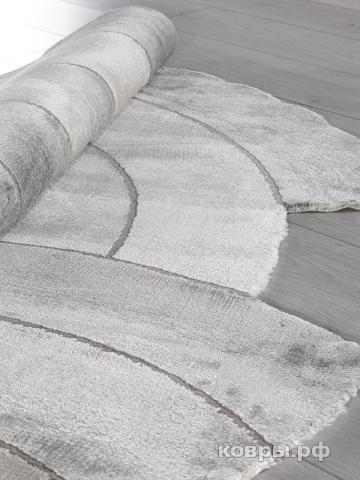 ковер Ковер KARMEN HALI SAFIR 00836G GREY / GREY Круг — фото 3