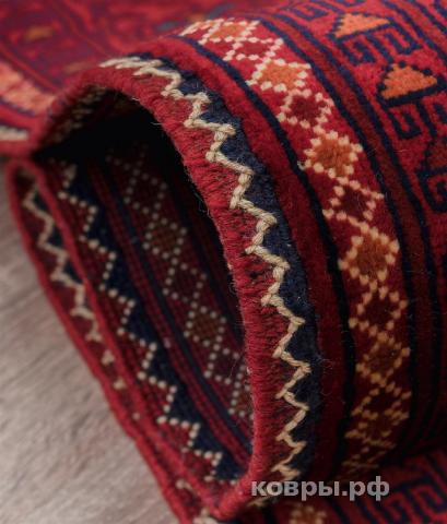 ковер ручной работы Афганский ковер ручной работы Белджик 1.0x1.12м — фото 7