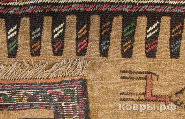 ковер ручной работы Шерстяной Иранский ковер ручной работы Kilim (Килим) 4.65x0.6 — фото 5