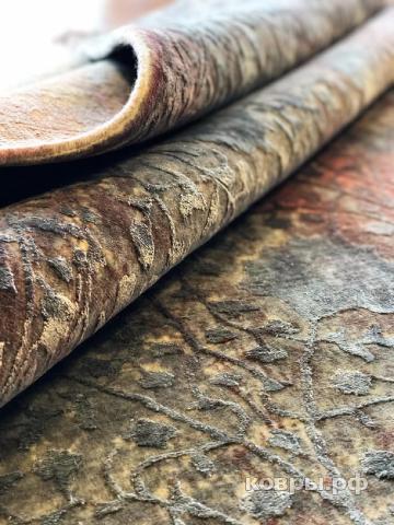 ковер ручной работы Индийский ковер ручной работы из шелка и шерсти Rajkumar (Ражкумар) 2.42x1.7 — фото 3