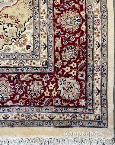 ковер ручной работы Шелковый Афганский ковер ручной работы Tabriz (Табриз) 5.62x3.66 — фото 3