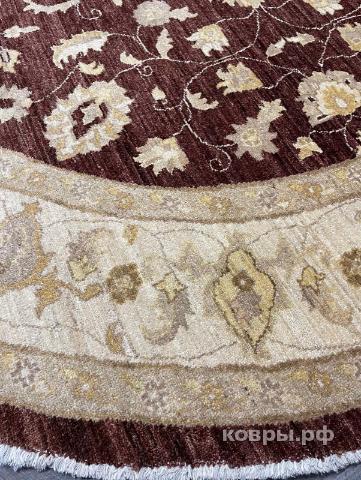 ковер ручной работы Шелковый Афганский ковер ручной работы Сhoubi (Чуби зиглер)2.55x2.5 — фото 2