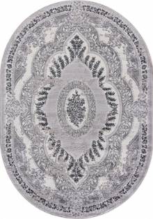 Ковер Ковер PALERMO F290 DARK GRAY Овал Ковер Ковер PALERMO F290 DARK GRAY Овал