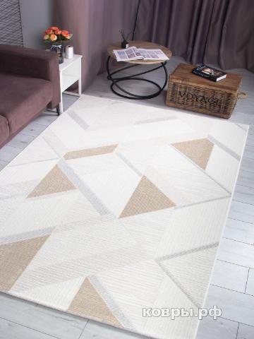 ковер Ковер ALFA CARPET DALIDA 20802A L.BEIGE / WHITE — фото 4