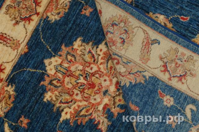 ковер ручной работы Пакистанский ковер ручной работы Чуби зиглер 0.8x1.21м — фото 10