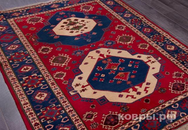 ковер ручной работы Пакистанский ковер ручной работы Ширван 1.61x2.02м — фото 5