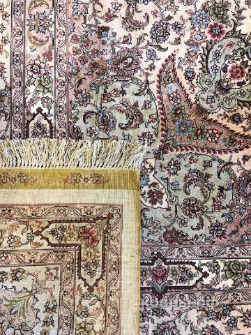 ковер ручной работы Шелковый Китайский ковер ручной работы 3.15x4.35 — фото 4