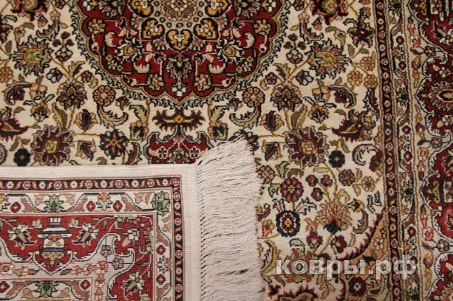 ковер ручной работы Шелковый Китайский ковер ручной работы 1.25x0.79 — фото 2