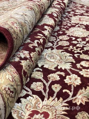 ковер ручной работы Индийский ковер ручной работы из шелка и шерсти Agra (Агра) 3.56x2.59 — фото 2